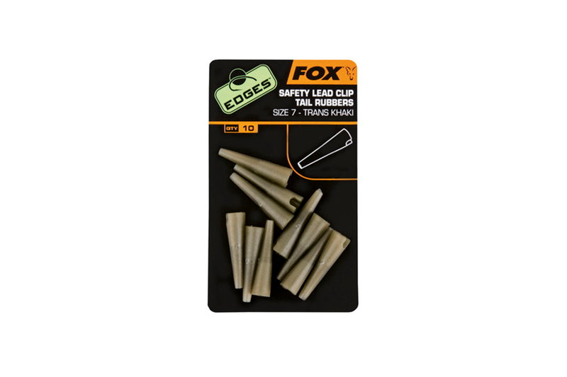 Fox Edges Size 7 LeadClip Tail Rubbers - CAC478