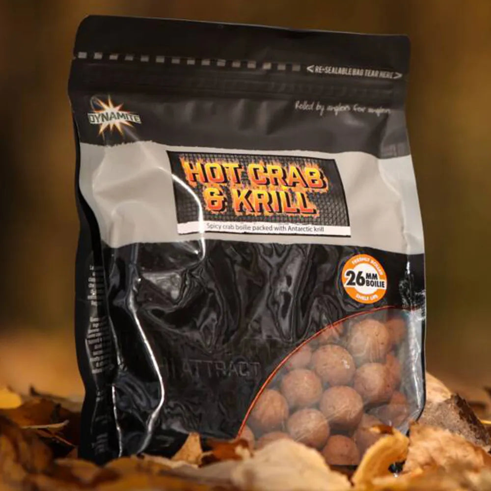 Dynamite Baits Hot Crab & Krill Boilies 15mm/5kg