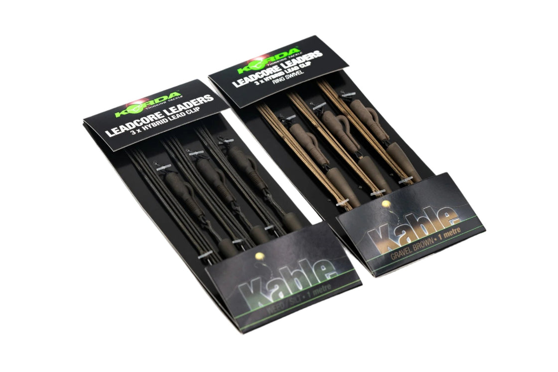 Korda Kable Leadcore Leader Hybrid Lead Clip Ring Swivel