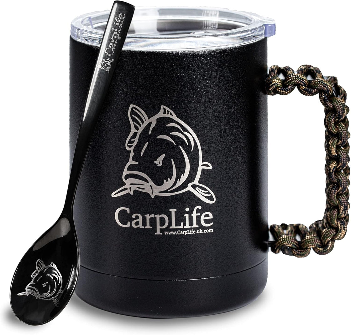 CARPLIFE THERMAL MUG & SPOON SET