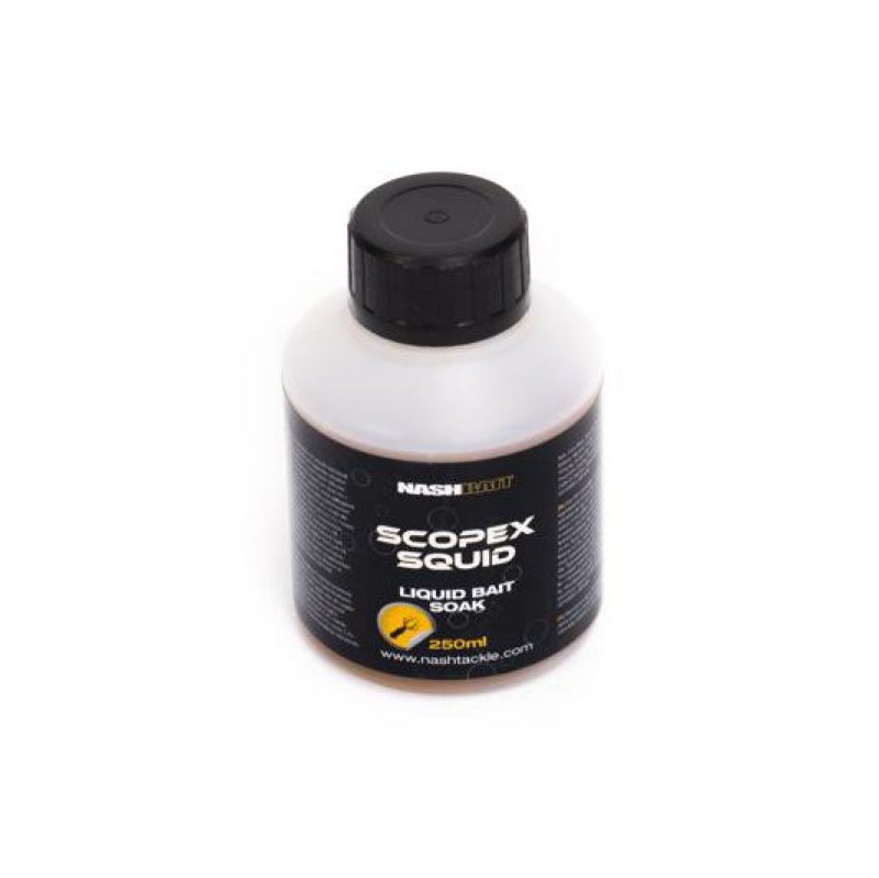 Nash Scopex Squid Liquid Bait Soak 250ml