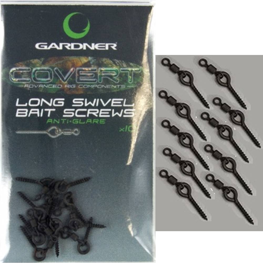 Gardner Covert Swivel Baits Screws Long - CSBSL