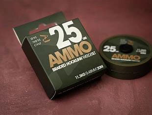 OMC AMMO BRAIDED HOOKLINL WEED/SILT 25LB