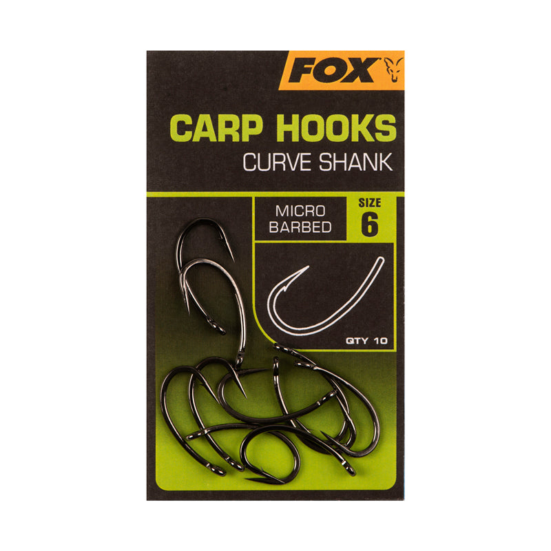 Fox Carp Hooks Curve Shank Size 2 - CHK231