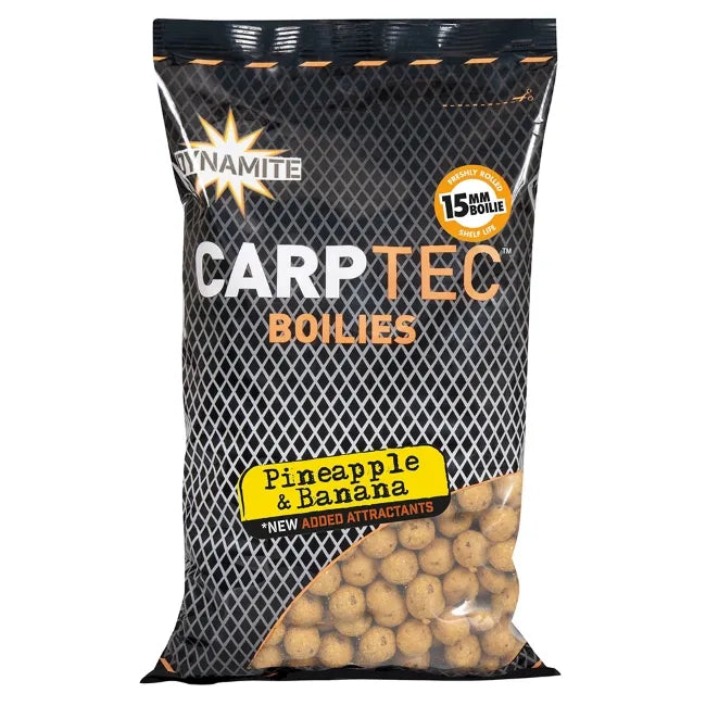 Dynamite Carp-Tec Pineapple & Banana Boilies 15mm/900g