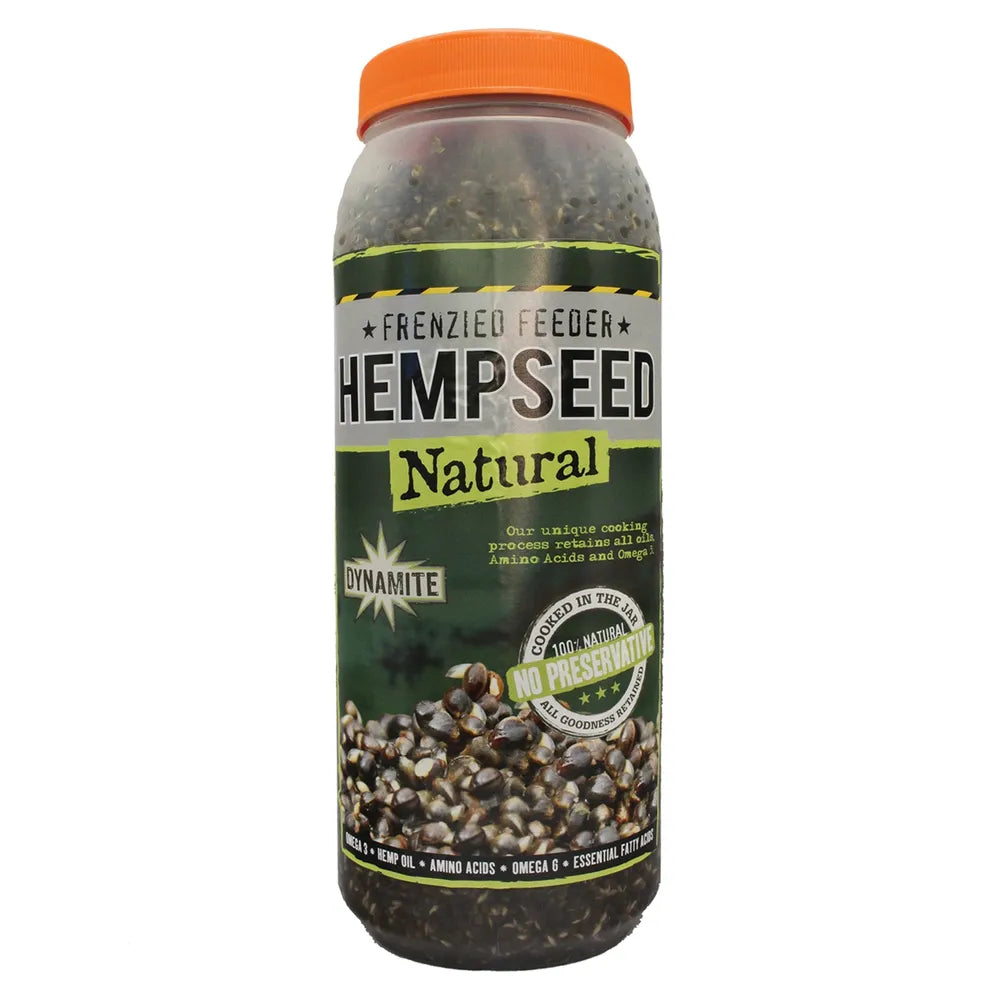 Dynamite Baits Frenzied Hempseed Feeder Jar 2.5L