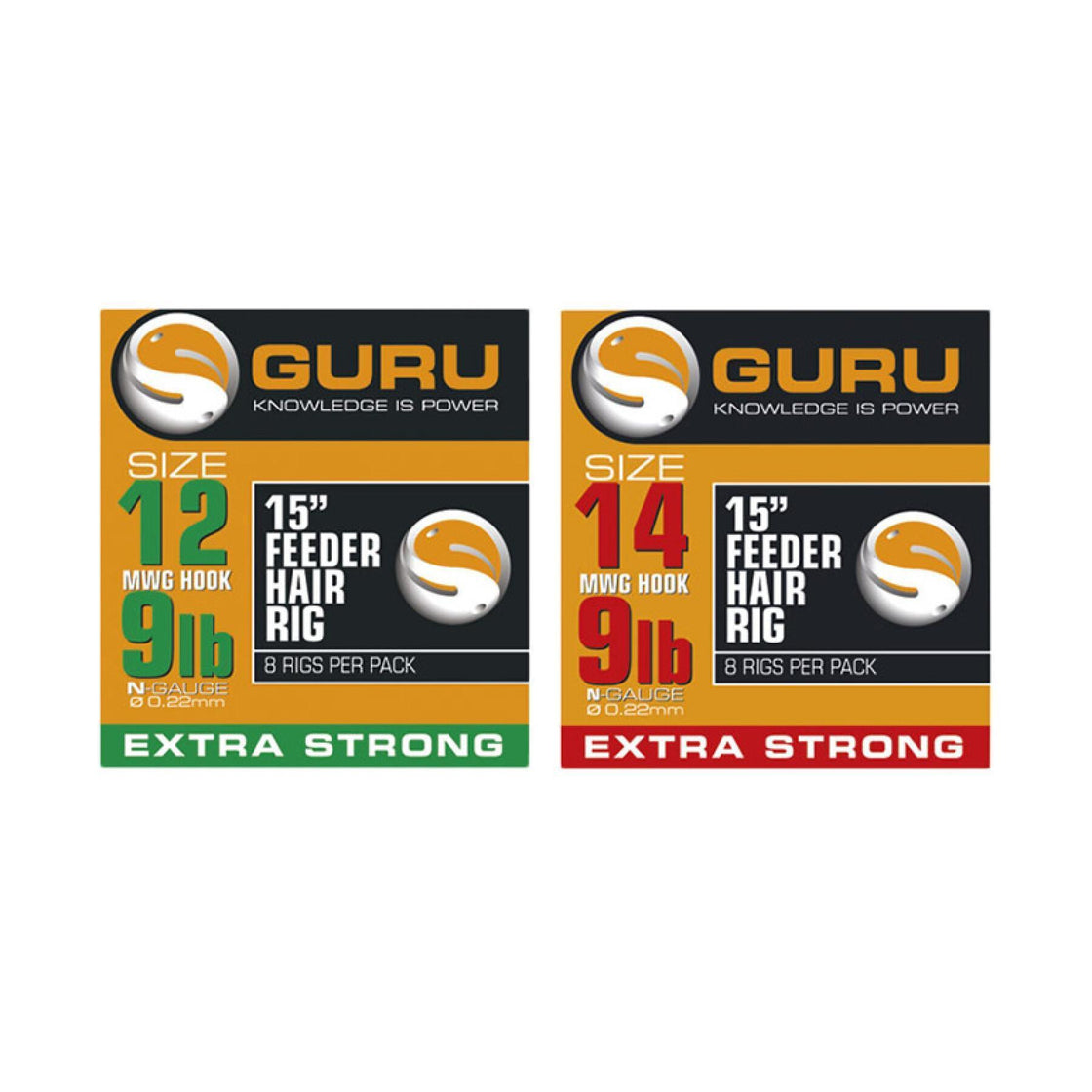 Guru Hook Guru 15" Feeder Hair Rigs