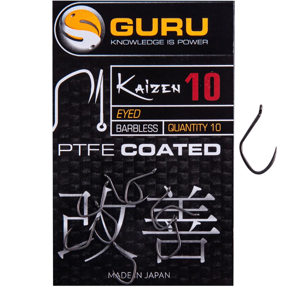 Guru Kaizen Eyed Hooks Barbless