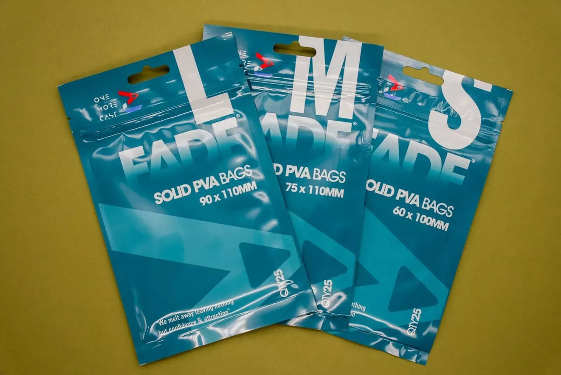 OMC FADE SOLID PVA BAGS LARGE 90 X110