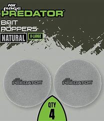 Fox Rage Bait Poppers Natural EXTRA Large