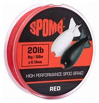 Spomb braid 300m 9kg / 20lb 0.18mm RED