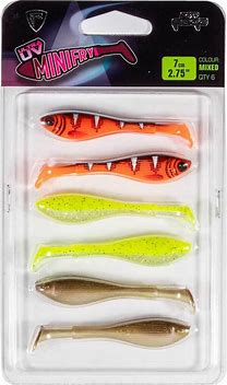 Fox Rage UV Micro Mini Fry 7cm/2.75" mixed x 6pcs