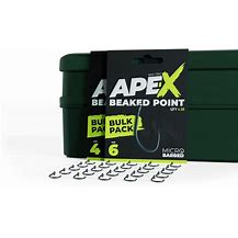 RIDGEMONKEY APE-X BEAKED POINT BULK PACK SIZE 4 MICRO BARBED