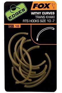 FOX WITHY CURVES TRANS KHAKI FITS HOOK SIZE 6 - 2