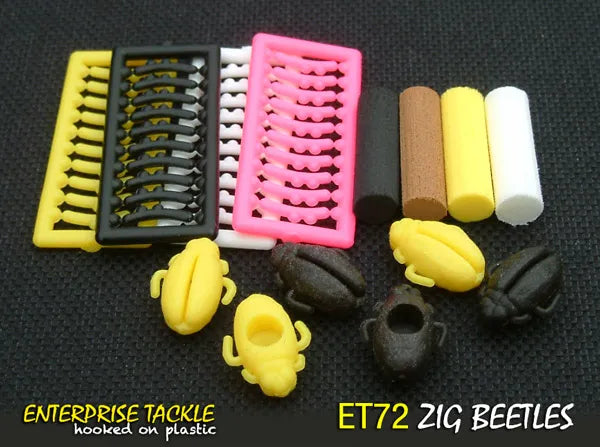 ENTERPRISE TACKLE ZIG BEETLES ( mix & match pack )